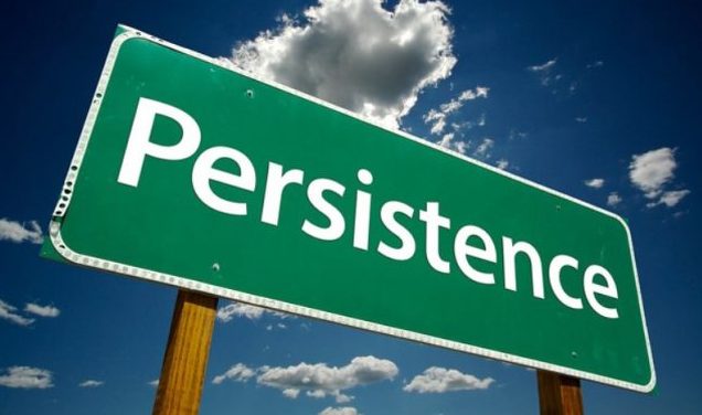 What Does Orison Swett Marden Say About Being Persistent?