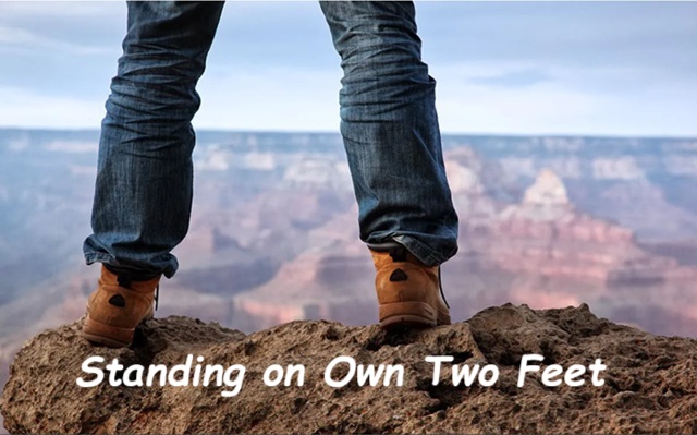 Stand on Own Feet To Become Independent