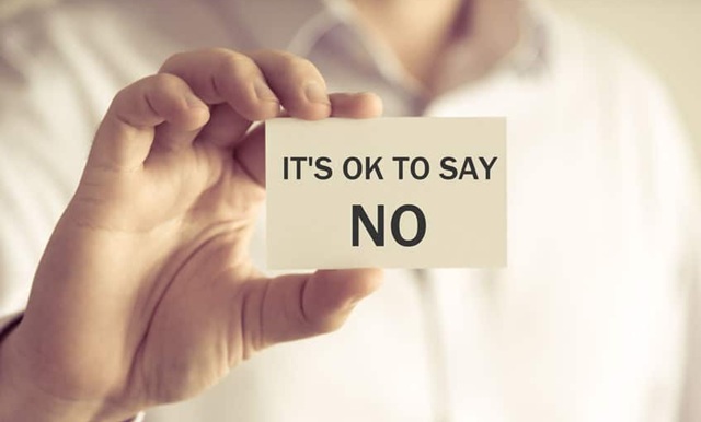 Putting You First, Part Three, Saying NO